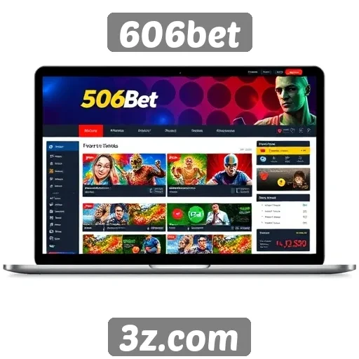 Interface e usabilidade do site 606bet
