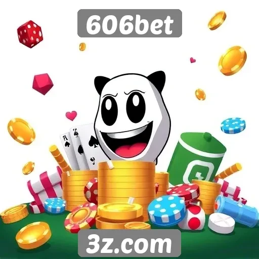 Diversidade de jogos disponíveis no 606bet